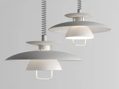 Nadija suspension Low-poly 3D model