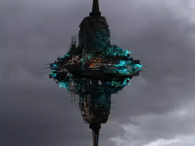 Deep Space Wraith relay 3D model
