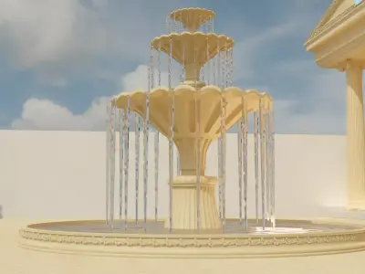 Classic Fountain 3D model