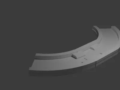 Metro Tracks  Free low-poly 3D model