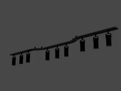 Chandelier pendant light Free 3D model