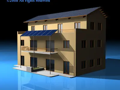 Ecological house2 3D model