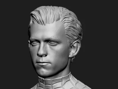 Tom Holland Spider-Man 3D print model 3D print model