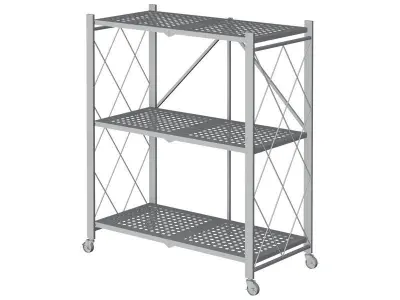 Floor Metal Rack 3D model