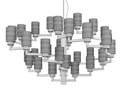 ARTU CHANDELIER Low-poly 3D model
