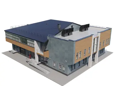 Administration building V1 3D model