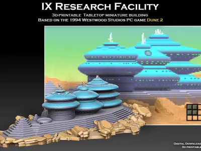 Ix Research Facility 3D print model