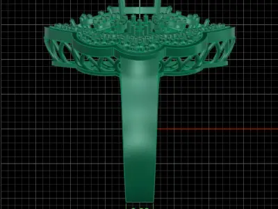 Jewelry ring 159 3D print model