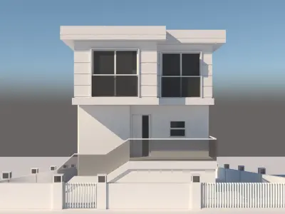 Modern Summer House  3D model