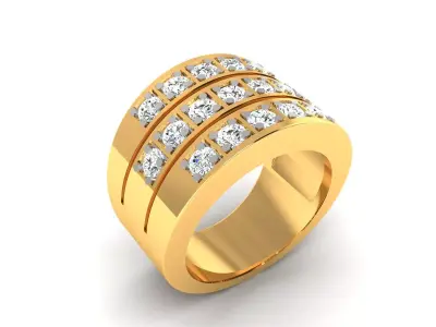 Mnes Ring  Render 3dm STL OBJ FBX Details 3D print model