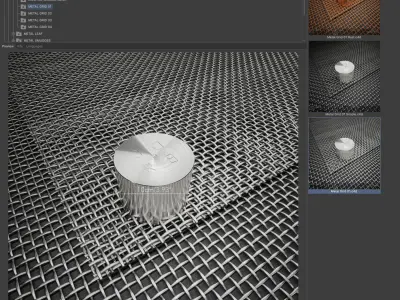 3DRnB Metal Shaders for V-ray 5 Cinema4D Texture