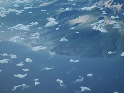 Saint-Denis Reunion City Landscape 3D Model 3D model