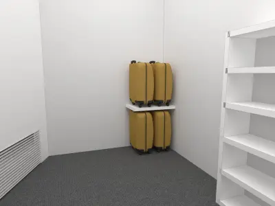 Mitsubishi exhibition booth at CIOE 2021 3D model