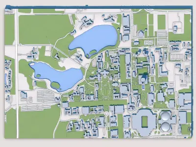 Basilica of the Sacred Heart United States 3D model