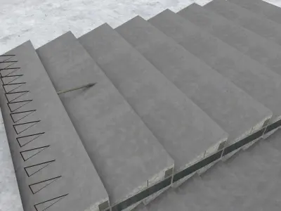 EGCC Hangar1 Low-poly 3D model