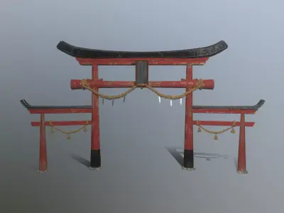 Japan Big Torii Free 3D model