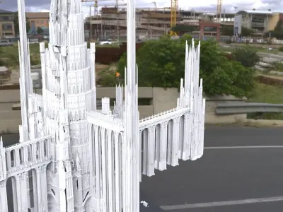 Babylon Towers for aqueduct 3 3D model