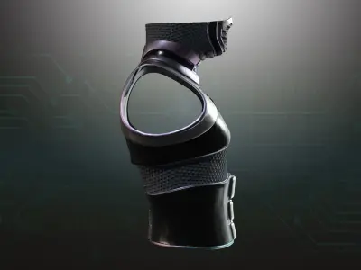 Cyborg Warzone - Space Warrior Shirt Low-poly 3D model