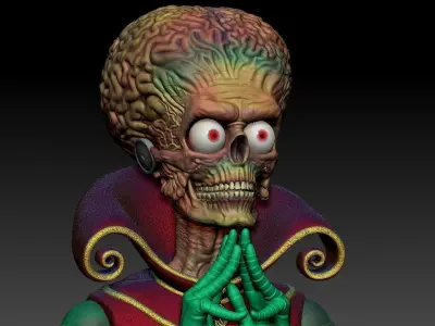 Mars Attacks 3D print model