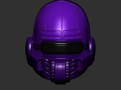 helmet high poly sculpt 3d printable ver  3D model