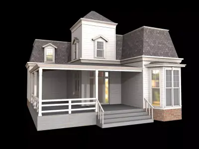 house  Low-poly 3D model purchase