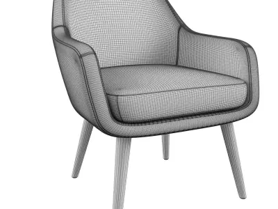 chair arm Sally 3D model