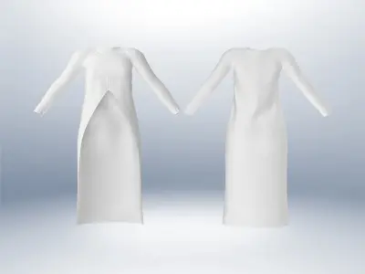 Tail Top and Separatable Leggins Low-poly 3D model