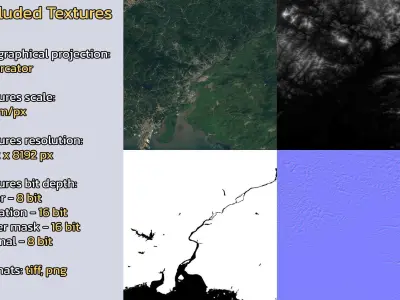 Dandong China City Landscape 3D Model 3D model