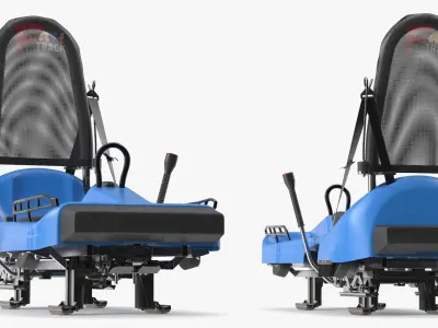  Fast Track Rail Sled With Brake Levers Blue 