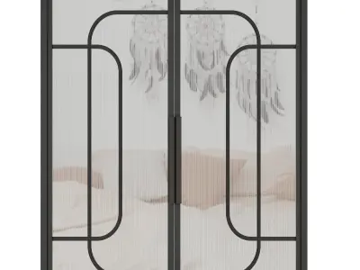 Entrance door set245 3D model