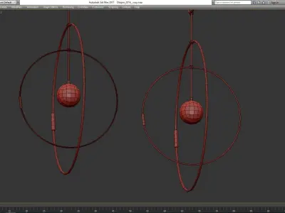 Kaja Skytte - Galaxy Globe low poly 3d model Low-poly 3D model