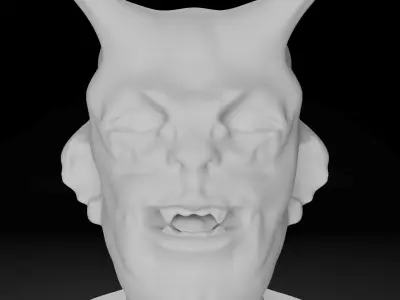 Horror monster model AAA Low-poly Low-poly 3D model