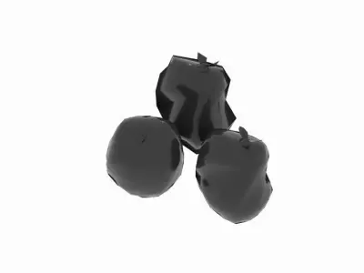 Tri Trash Bag Low-poly 3D model