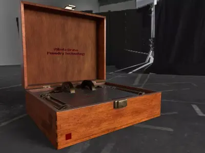 Brass Door Handles  3D model