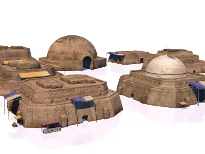 DESERT BUILDING 3D model