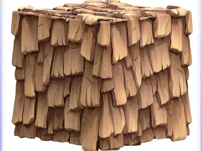 Stylized Roof Seamless Texture Texture 7