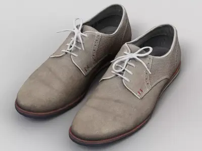 Generic Suede Shoes 3D model