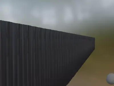 Huge Wall - Road - 4K NEXT GEN game-ready models Low-poly 3D model
