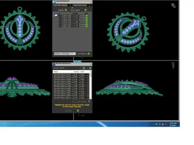 The Akal Purakh  Spiritual Pendant 3D print model