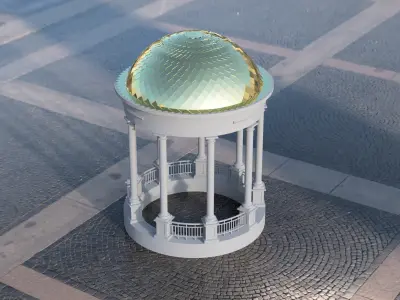 3D model of Gazebo 3D model
