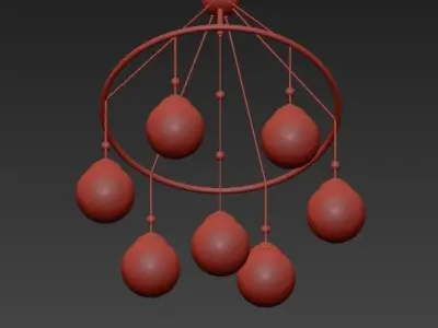 Brioni chandelier 3D model
