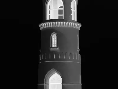 Sur Tower model Oman 3D model