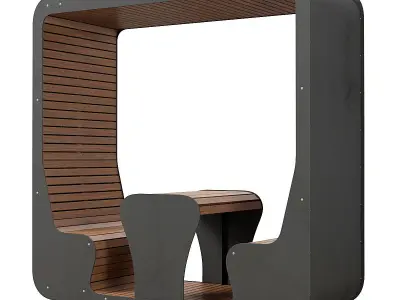 Outdoor gazebo  3D model
