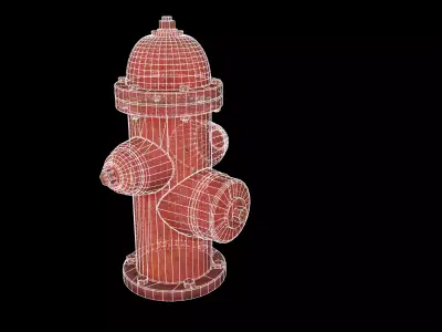 New York  Hydrant  Low-poly 3D model