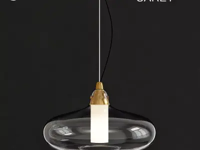 Carey chandelier 3d model Low-poly 3D model