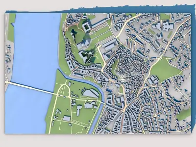 Basilica of Esztergom Cathedral in Esztergom Hungar 3D model