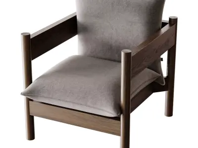 Arbour Club Armchair 3D model