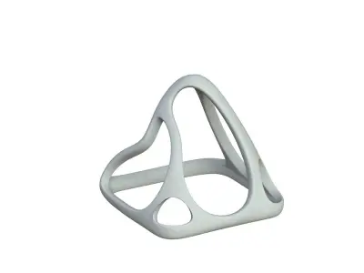 SciFi Cube Object No 57792 Low Poly Shape Low-poly 3D model