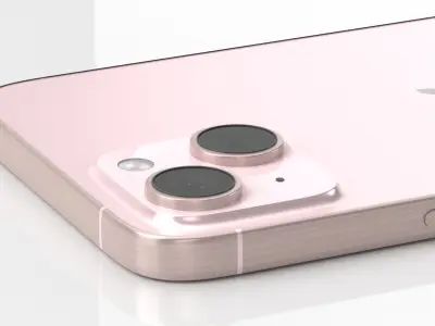 Apple iPhone 15 Plus Pink 3D model