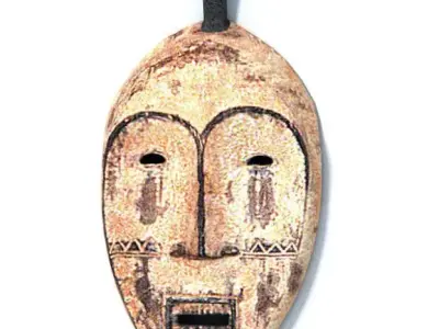 Wall Decor  Tribal Mask 3D model